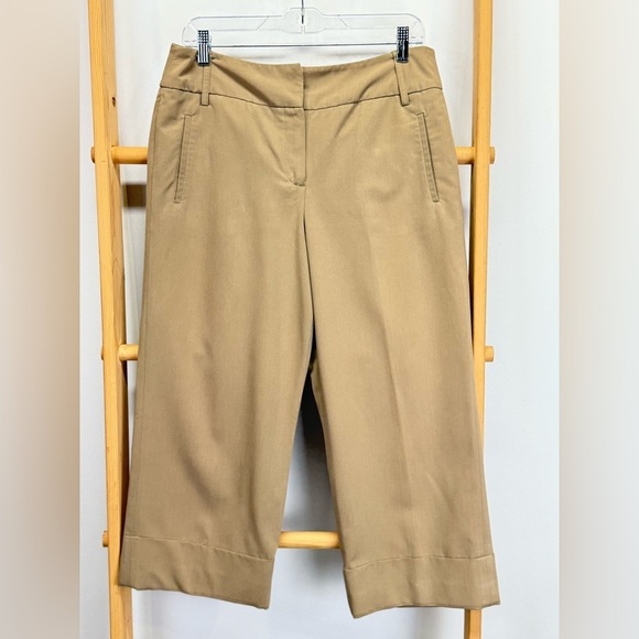 Sandro Pants - SANDRO Khaki cuff leg crop pants size 10
